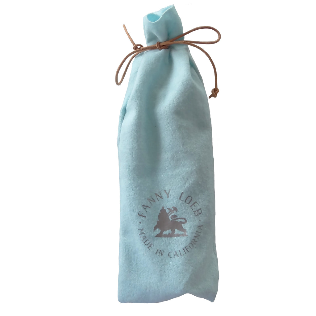 FANNY TASSEL KEYRING TAN & SEA FOAM