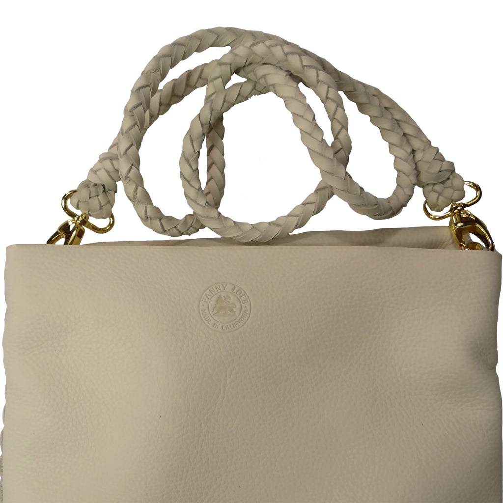 FANNY STRAP ROUND BRAID CREAM