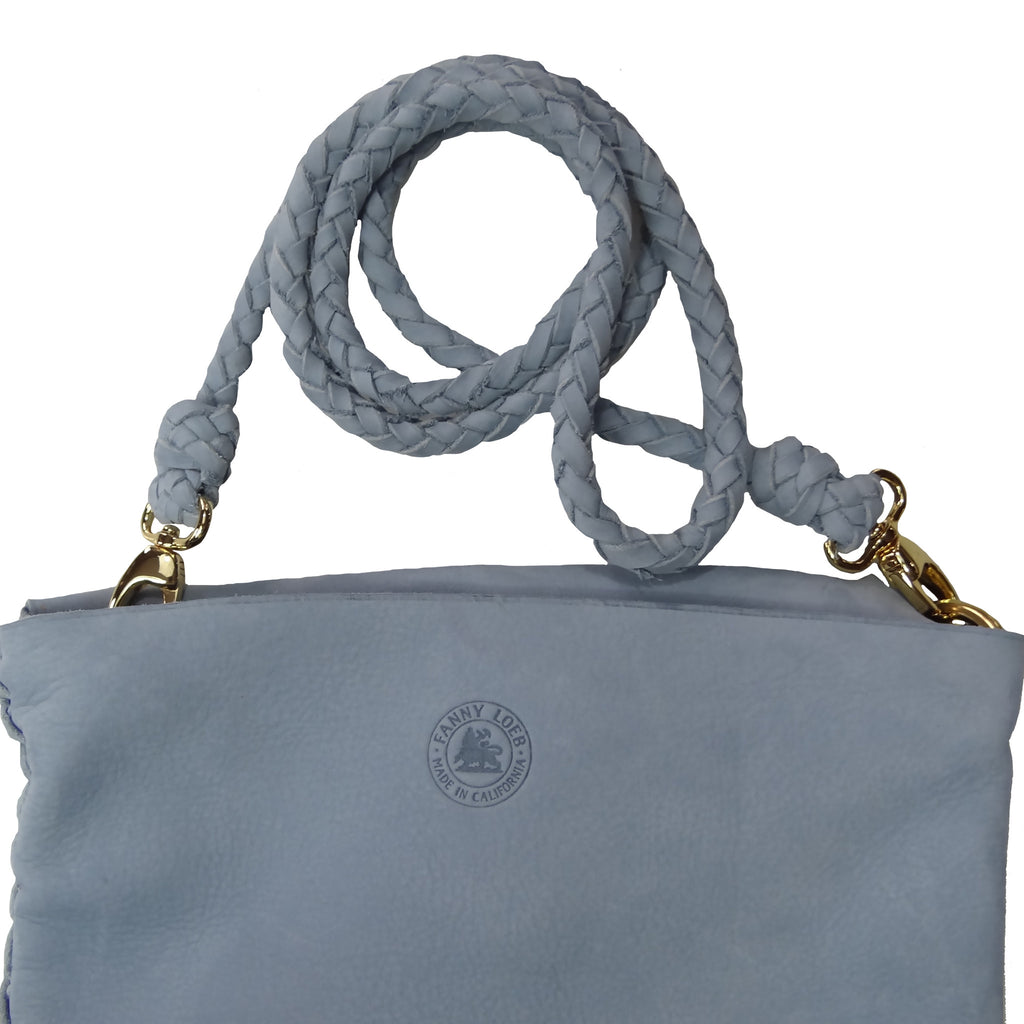 FANNY STRAP ROUND BRAID LIGHT BLUE