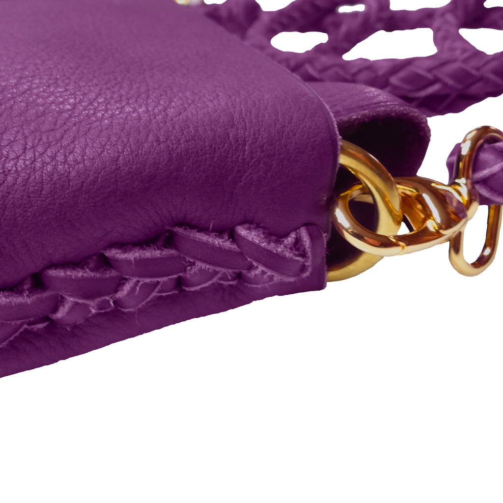 FANNY SATCHEL MEDIUM VIOLET