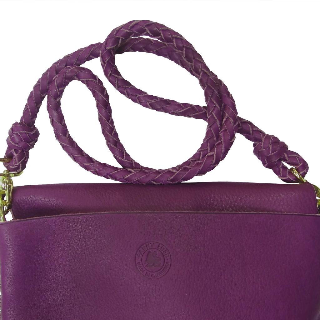 FANNY SATCHEL MEDIUM VIOLET