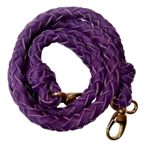 FANNY STRAP ROUND BRAID VIOLET