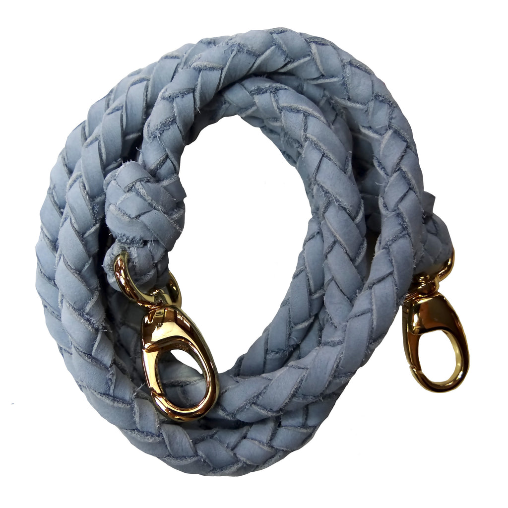FANNY STRAP ROUND BRAID LIGHT BLUE