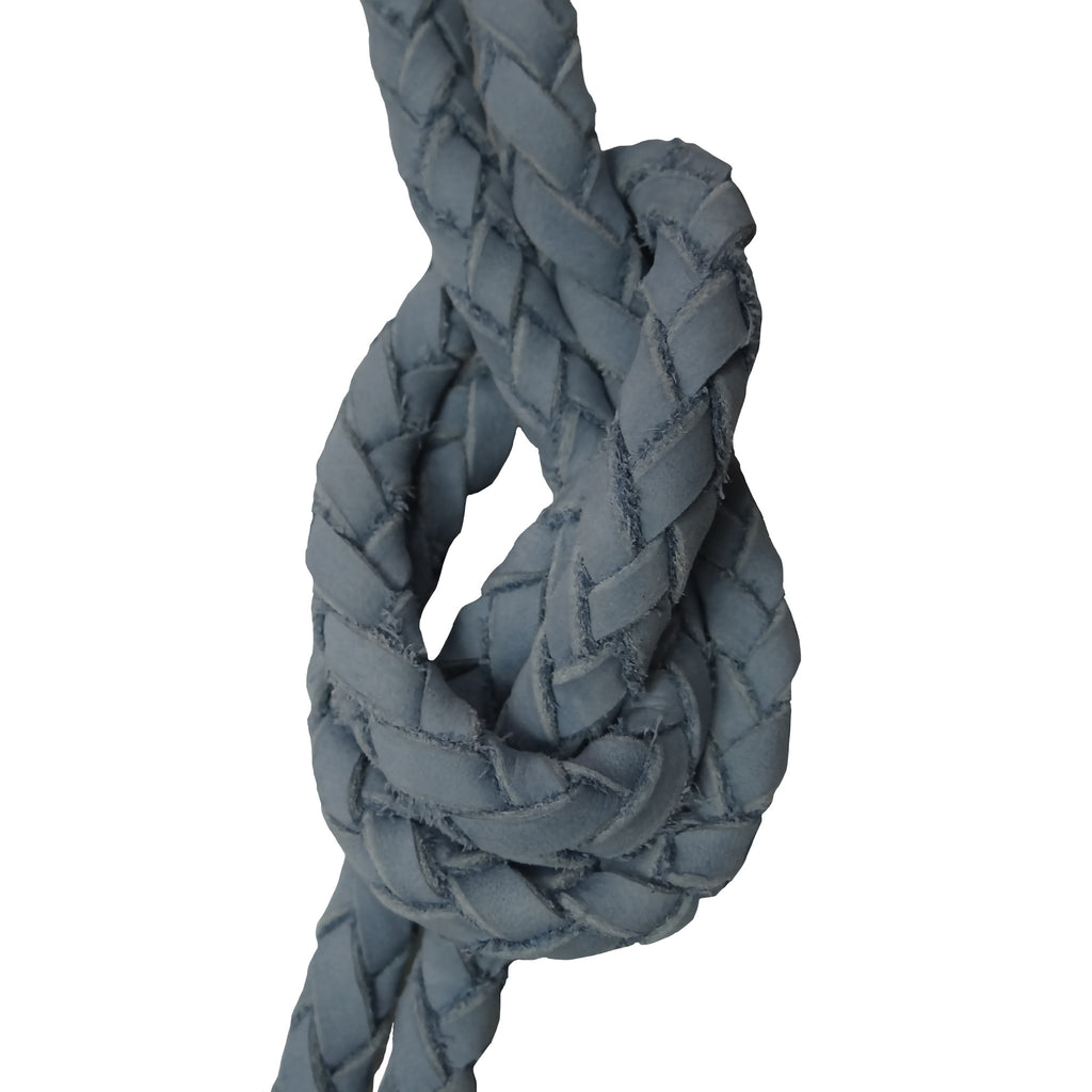 FANNY STRAP ROUND BRAID LIGHT BLUE