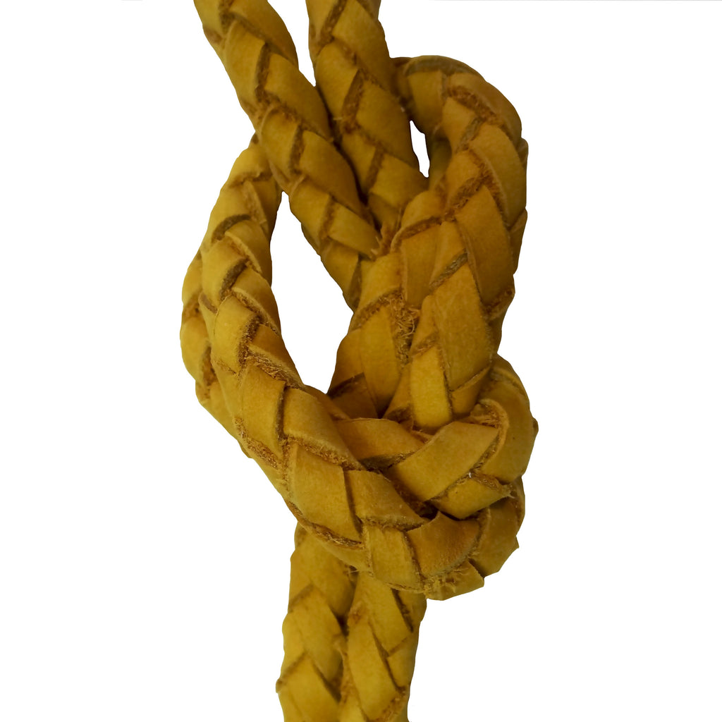 FANNY STRAP ROUND BRAID SAFFRON