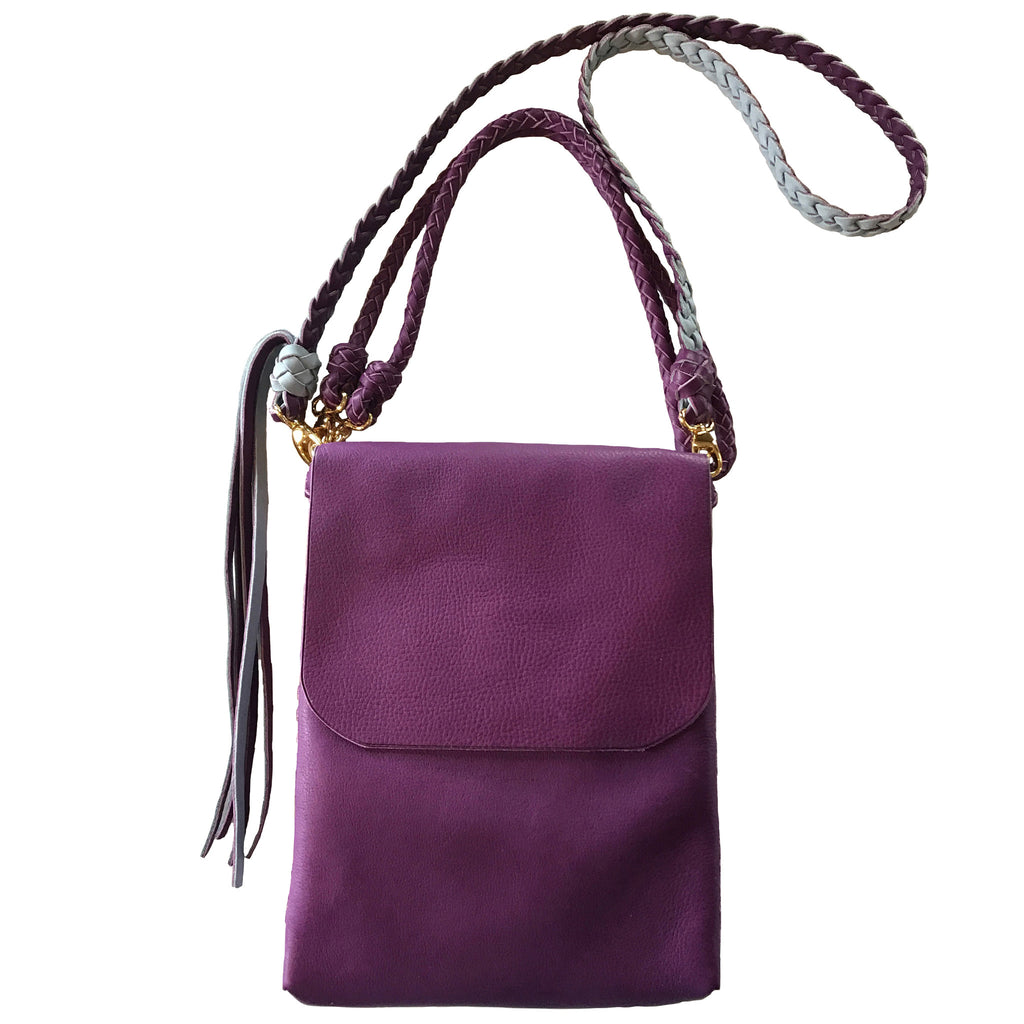 FANNY SATCHEL MEDIUM VIOLET