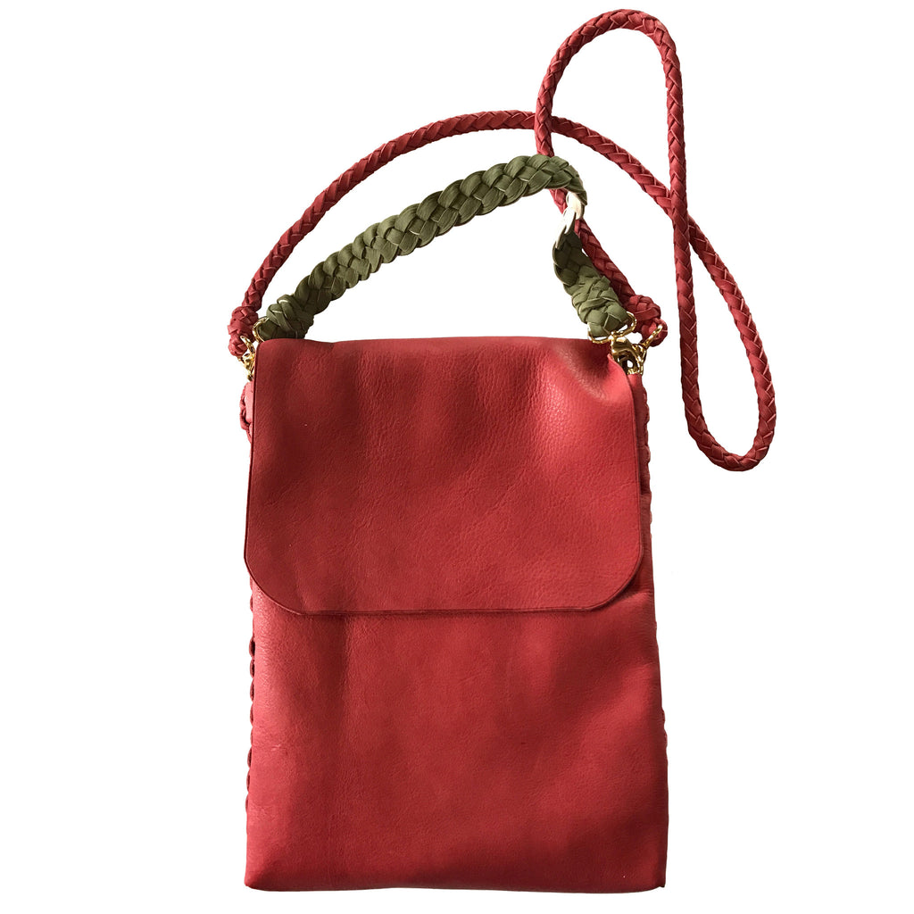 FANNY SATCHEL MEDIUM CORAL