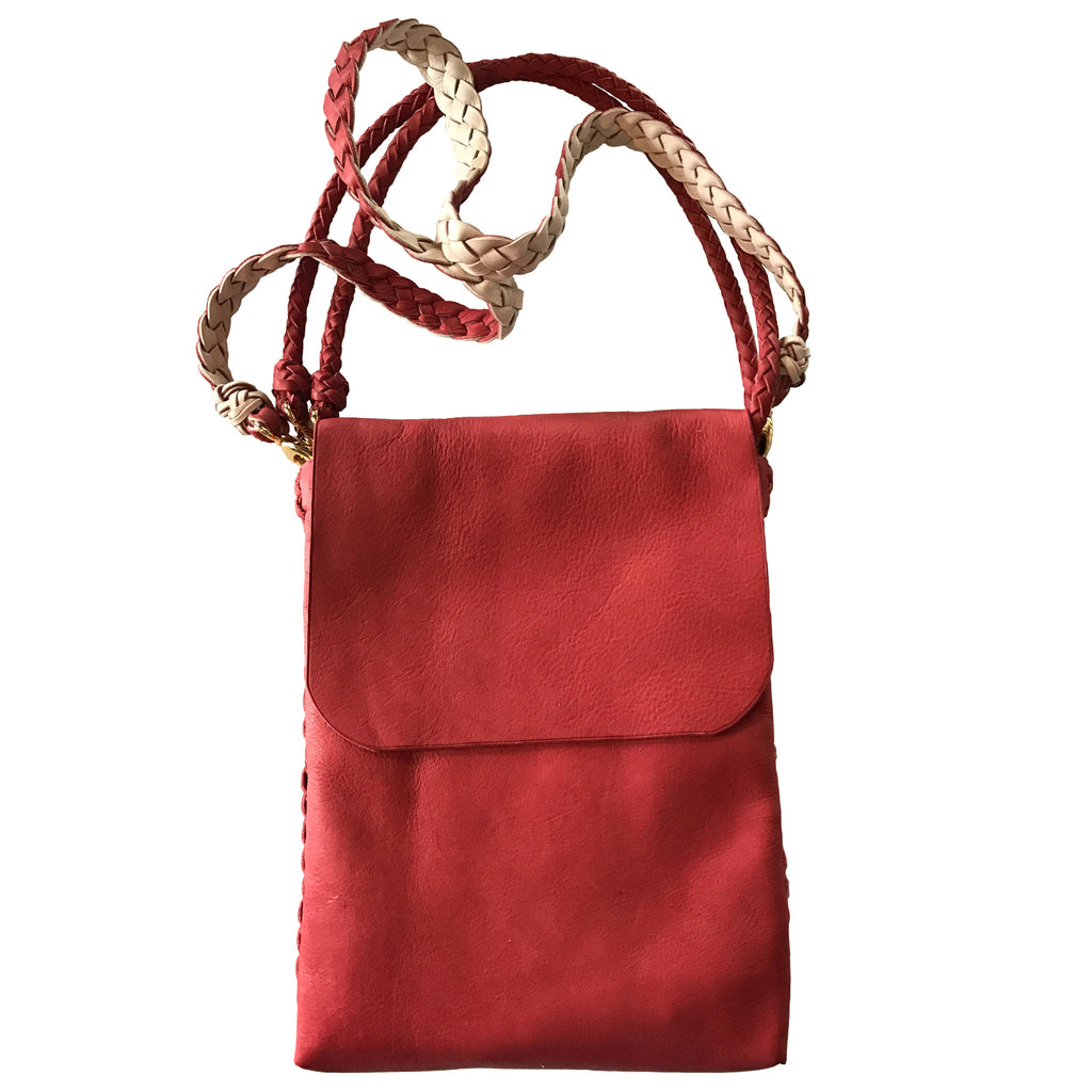 FANNY SATCHEL MEDIUM CORAL