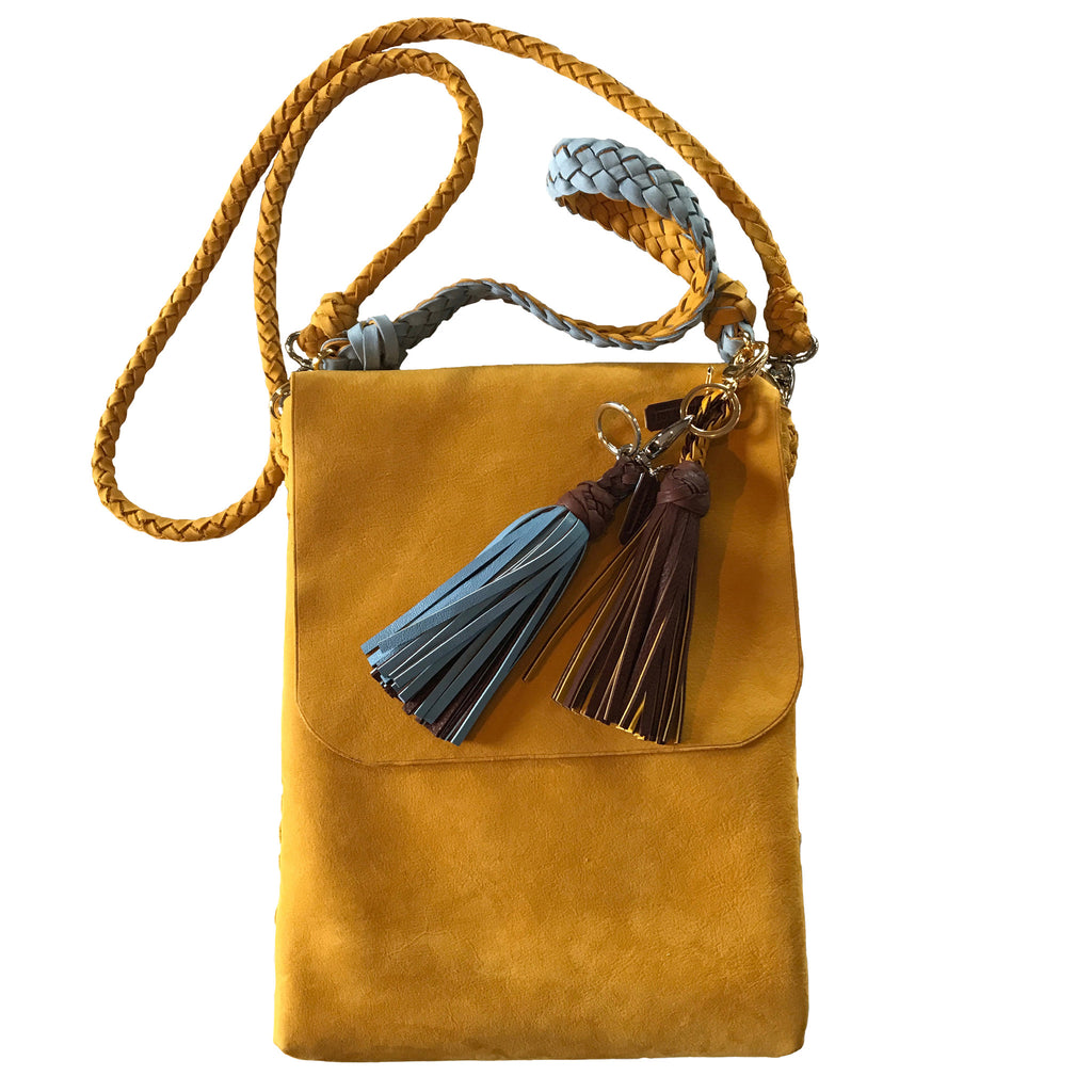 FANNY SATCHEL MEDIUM SAFFRON