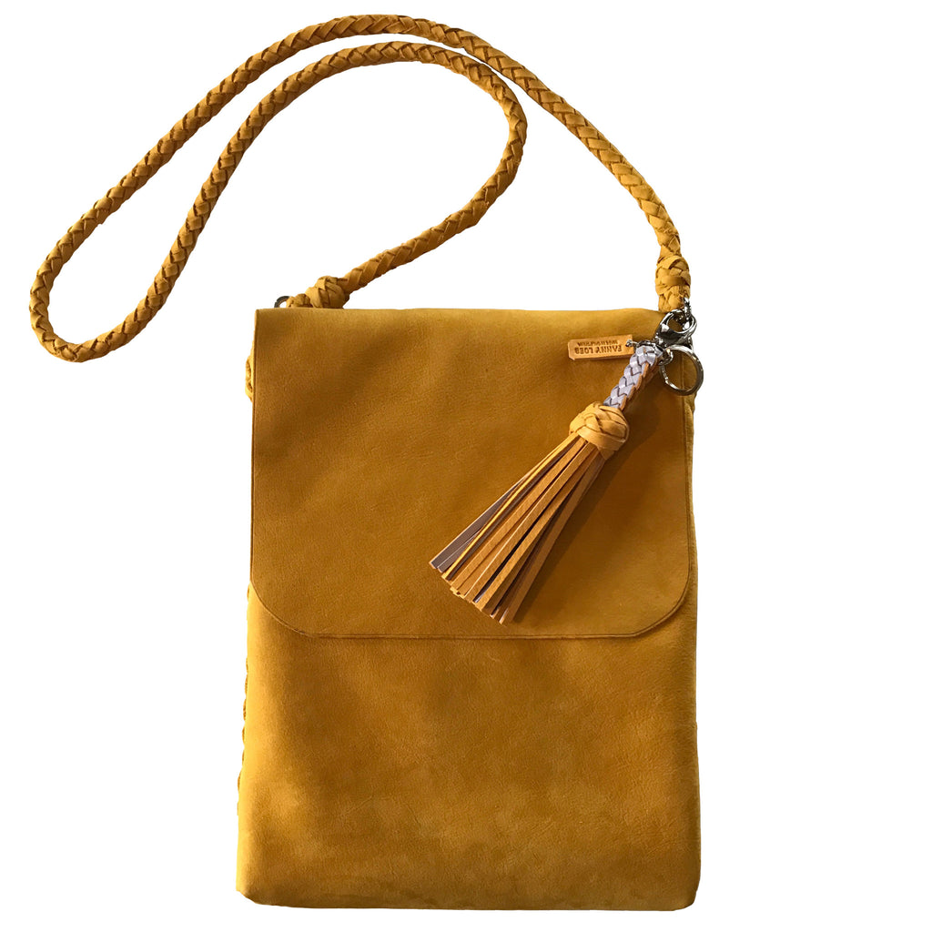 FANNY SATCHEL MEDIUM SAFFRON