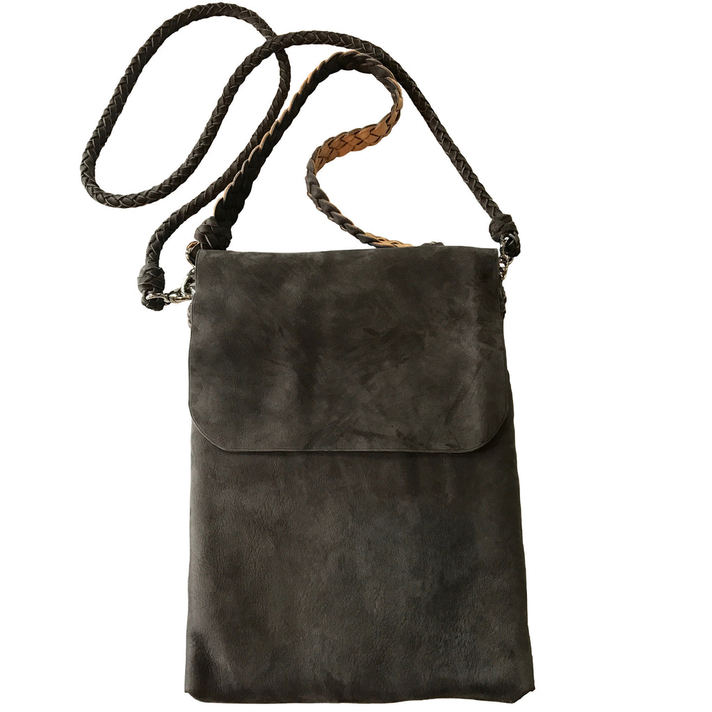 FANNY SATCHEL MEDIUM SLATE