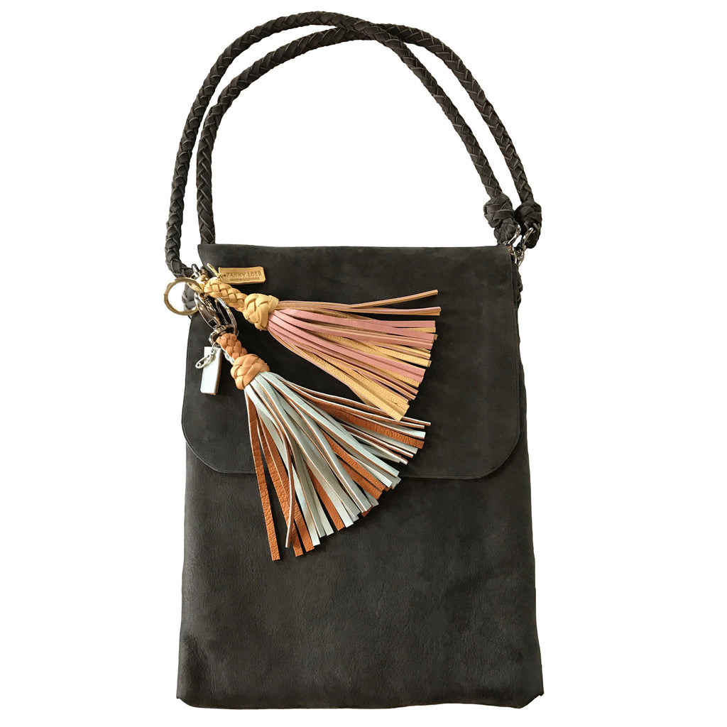 FANNY SATCHEL MEDIUM SLATE