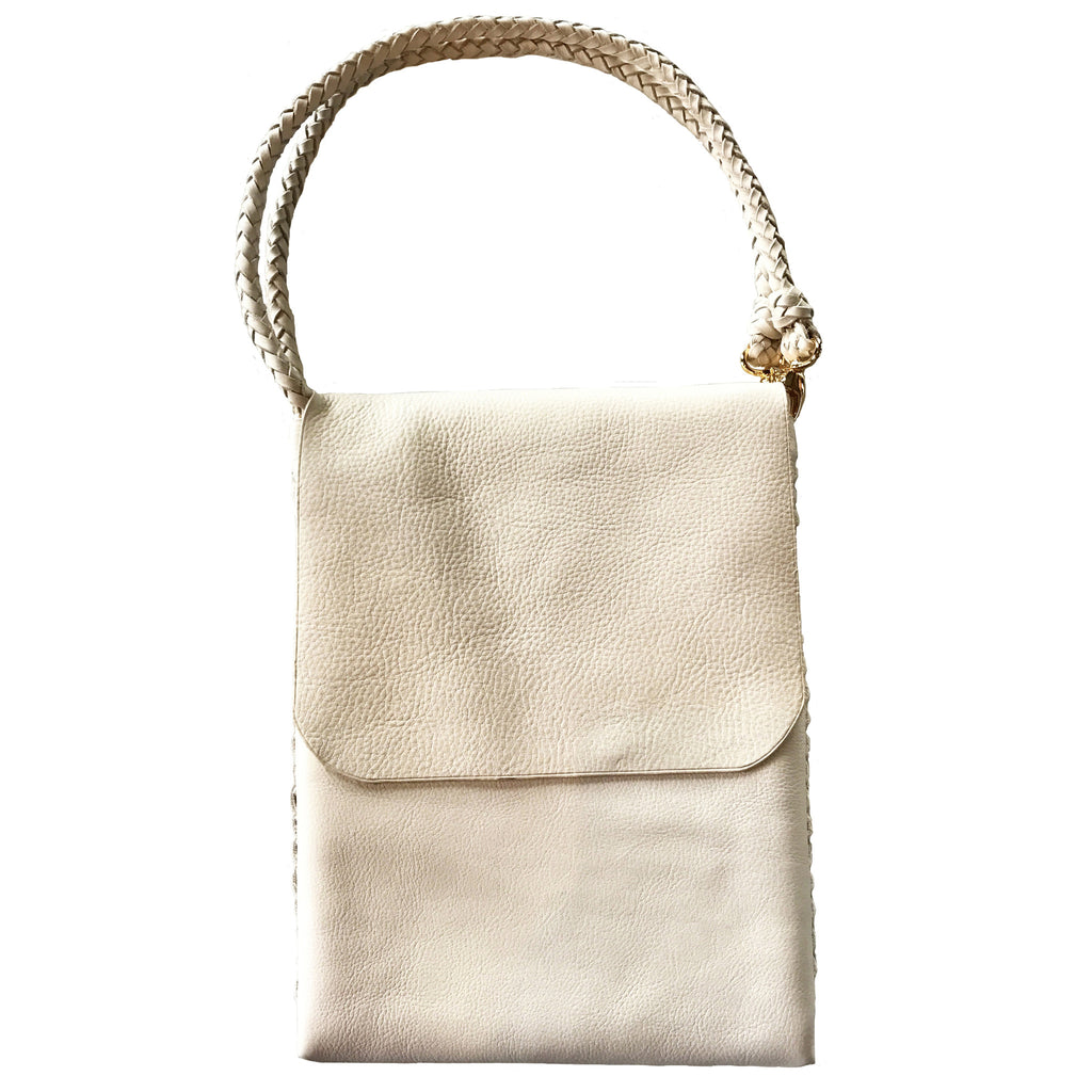 FANNY SATCHEL MEDIUM CREAM