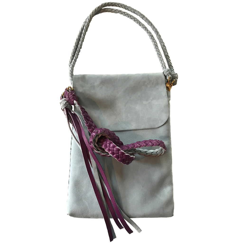 FANNY SATCHEL MEDIUM LIGHT BLUE