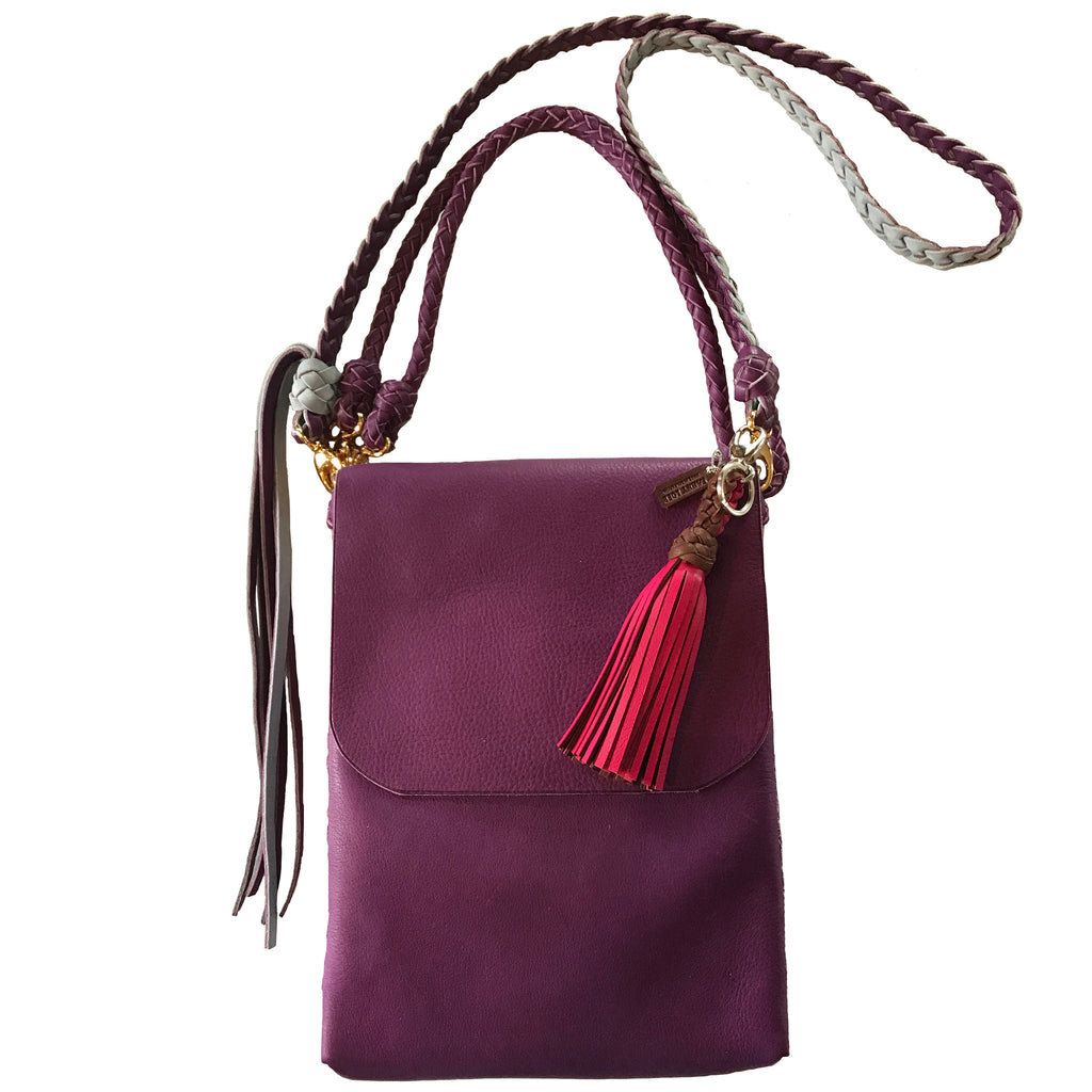FANNY SATCHEL MEDIUM VIOLET