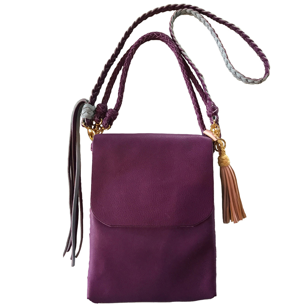 FANNY SATCHEL MEDIUM VIOLET