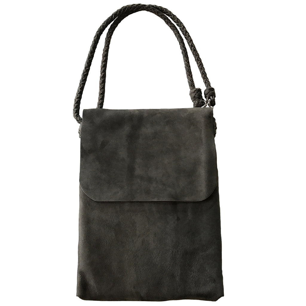 FANNY SATCHEL MEDIUM SLATE