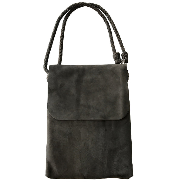 FANNY SATCHEL MEDIUM SLATE