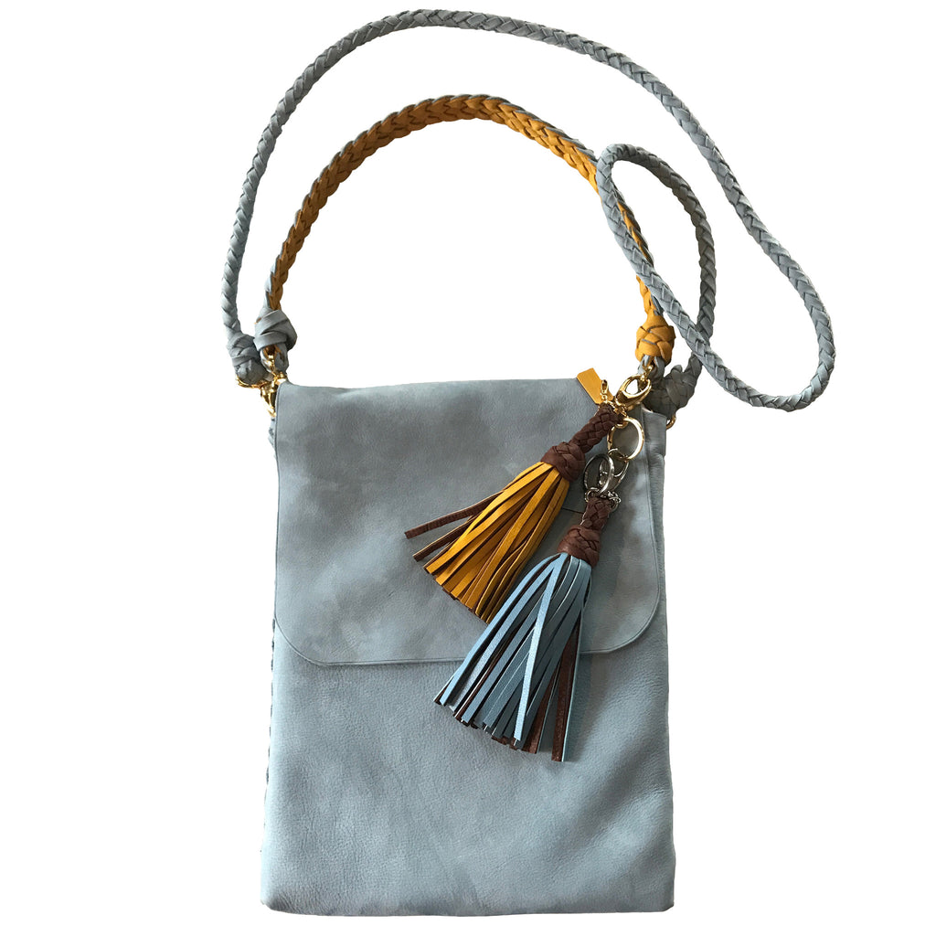 FANNY SATCHEL MEDIUM LIGHT BLUE